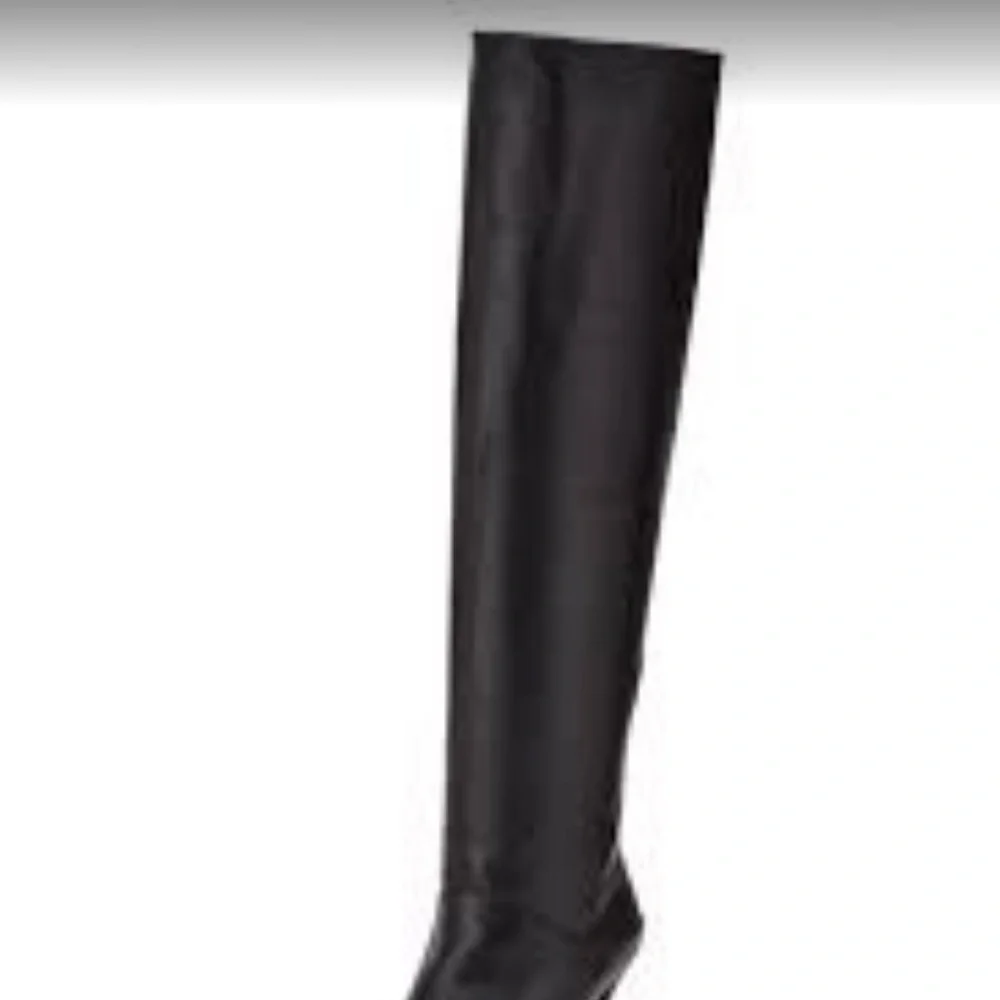 Stuart Weitzman OvertheKnee Lthr Platform Boot 8.5